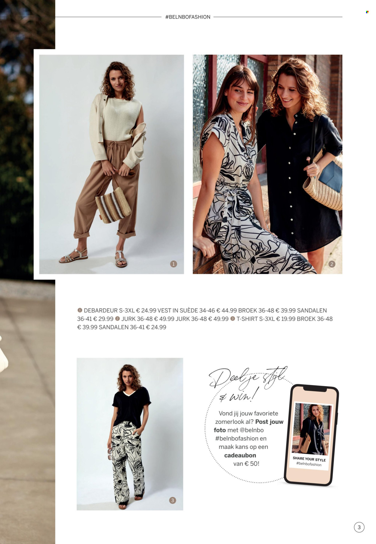 thumbnail - Bel&Bo-aanbieding -  producten in de aanbieding - sandalen, broek, jurk, vest. Pagina 3.