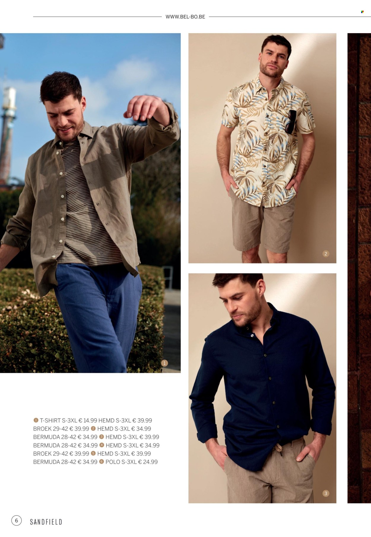 thumbnail - Bel&Bo-aanbieding -  producten in de aanbieding - short, broek, poloshirt. Pagina 6.