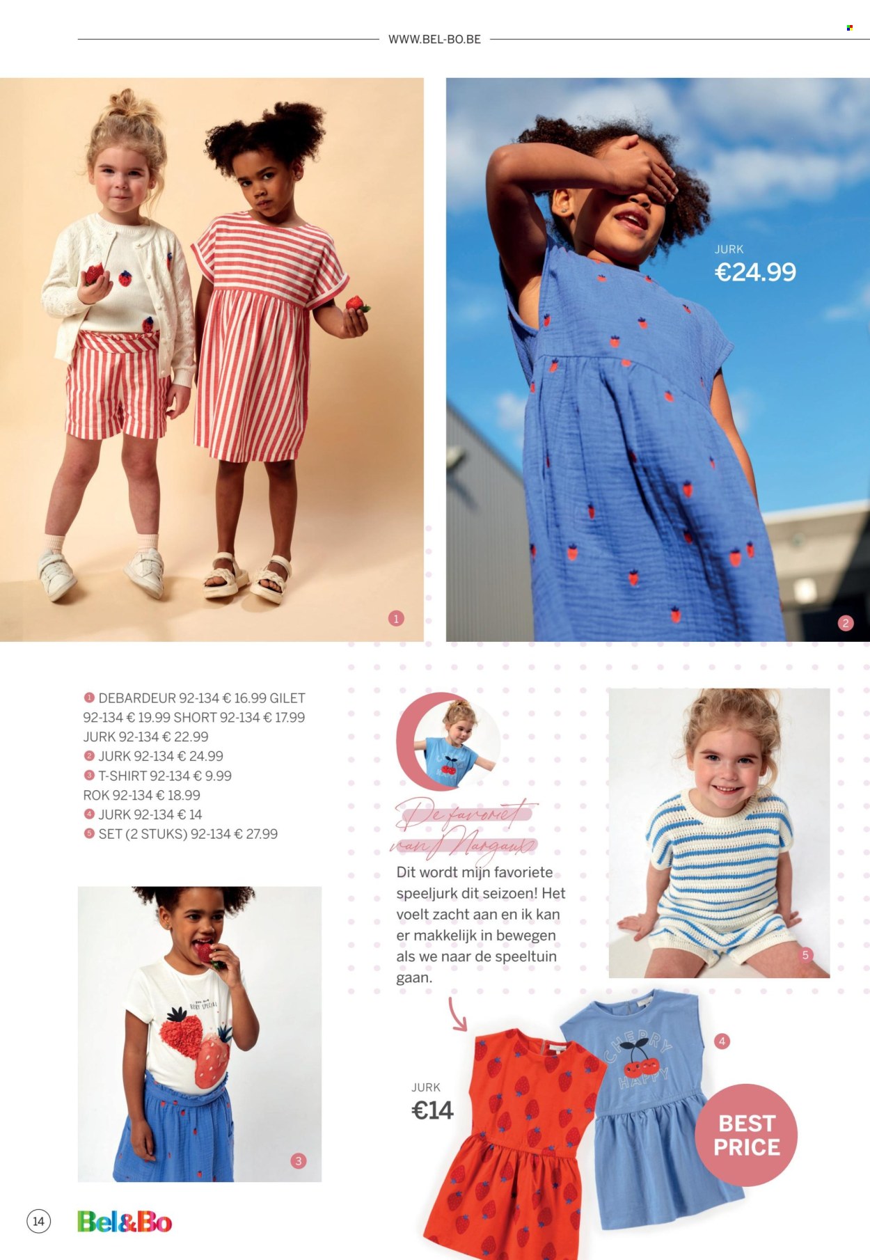 thumbnail - Bel&Bo-aanbieding -  producten in de aanbieding - short, jurk, rok. Pagina 14.