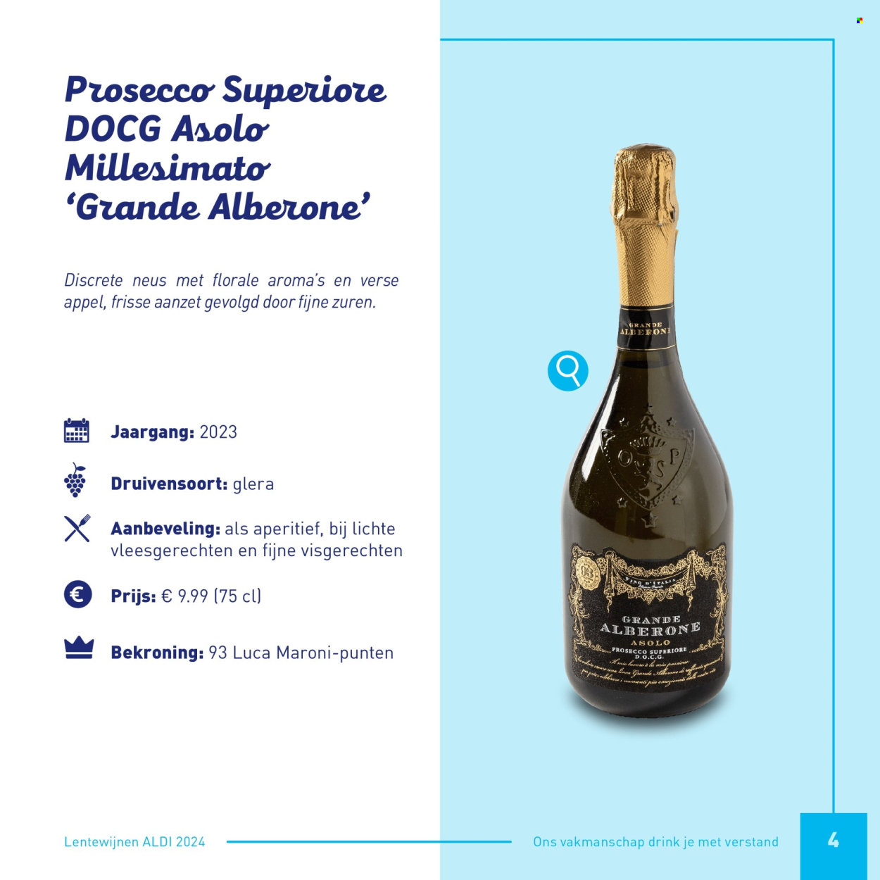 thumbnail - ALDI-aanbieding -  producten in de aanbieding - alcohol, rode wijn, wijn, prosecco, UNA. Pagina 4.