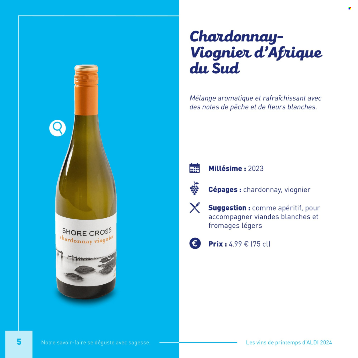 thumbnail - ALDI-aanbieding -  producten in de aanbieding - alcohol, Chardonnay, witte wijn, wijn. Pagina 5.