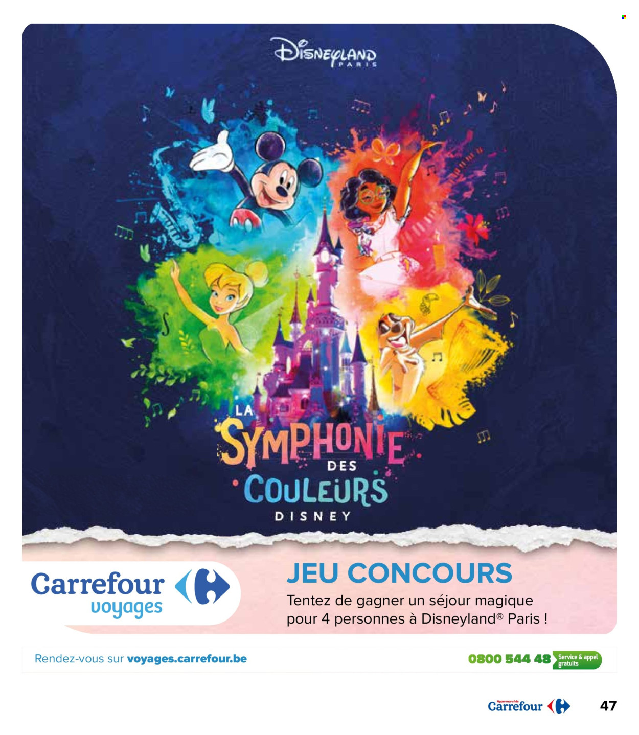 thumbnail - Carrefour hypermarkt-aanbieding - 24/04/2024 - 06/05/2024 -  producten in de aanbieding - Disney. Pagina 47.
