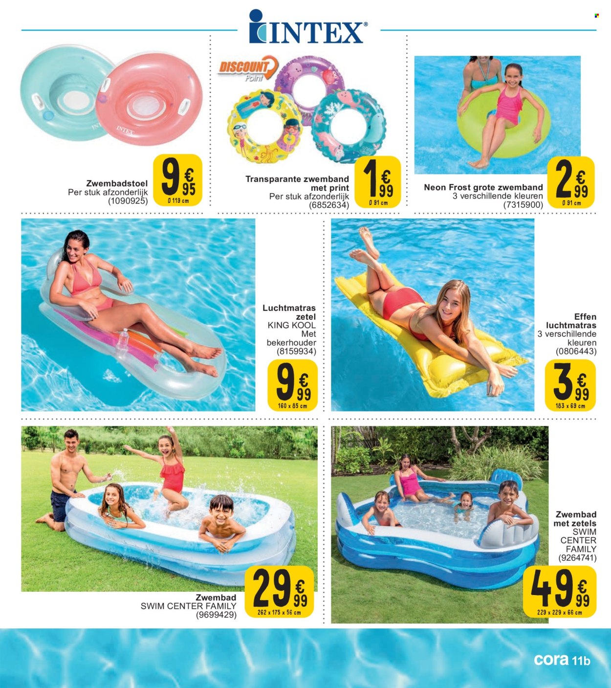 thumbnail - Cora-aanbieding - 23/04/2024 - 06/05/2024 -  producten in de aanbieding - zwembad. Pagina 11.