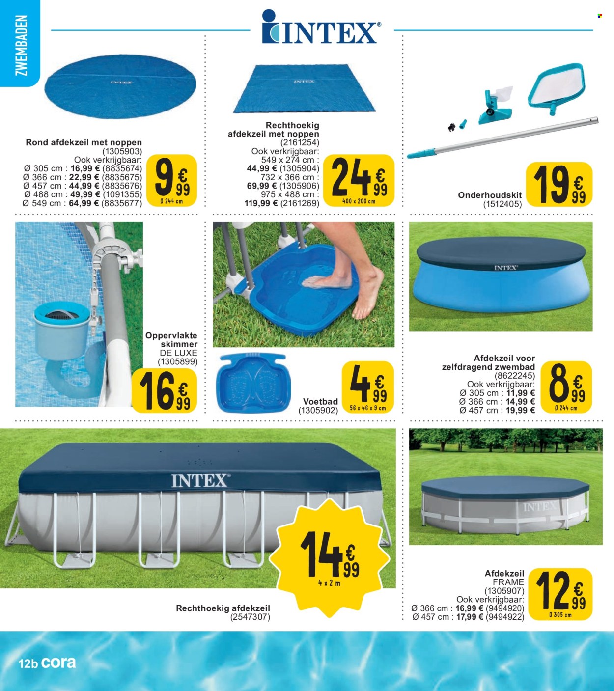 thumbnail - Cora-aanbieding - 23/04/2024 - 06/05/2024 -  producten in de aanbieding - zwembad. Pagina 12.
