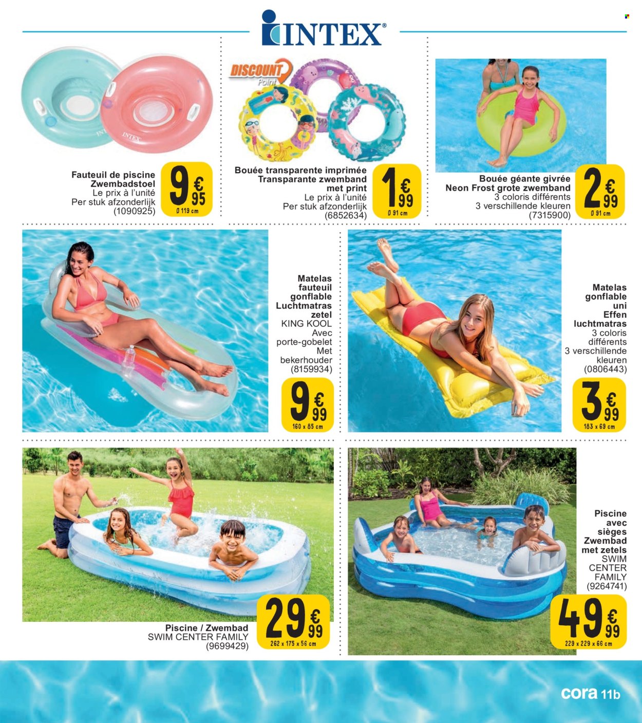 thumbnail - Cora-aanbieding - 23/04/2024 - 06/05/2024 -  producten in de aanbieding - zwembad. Pagina 11.