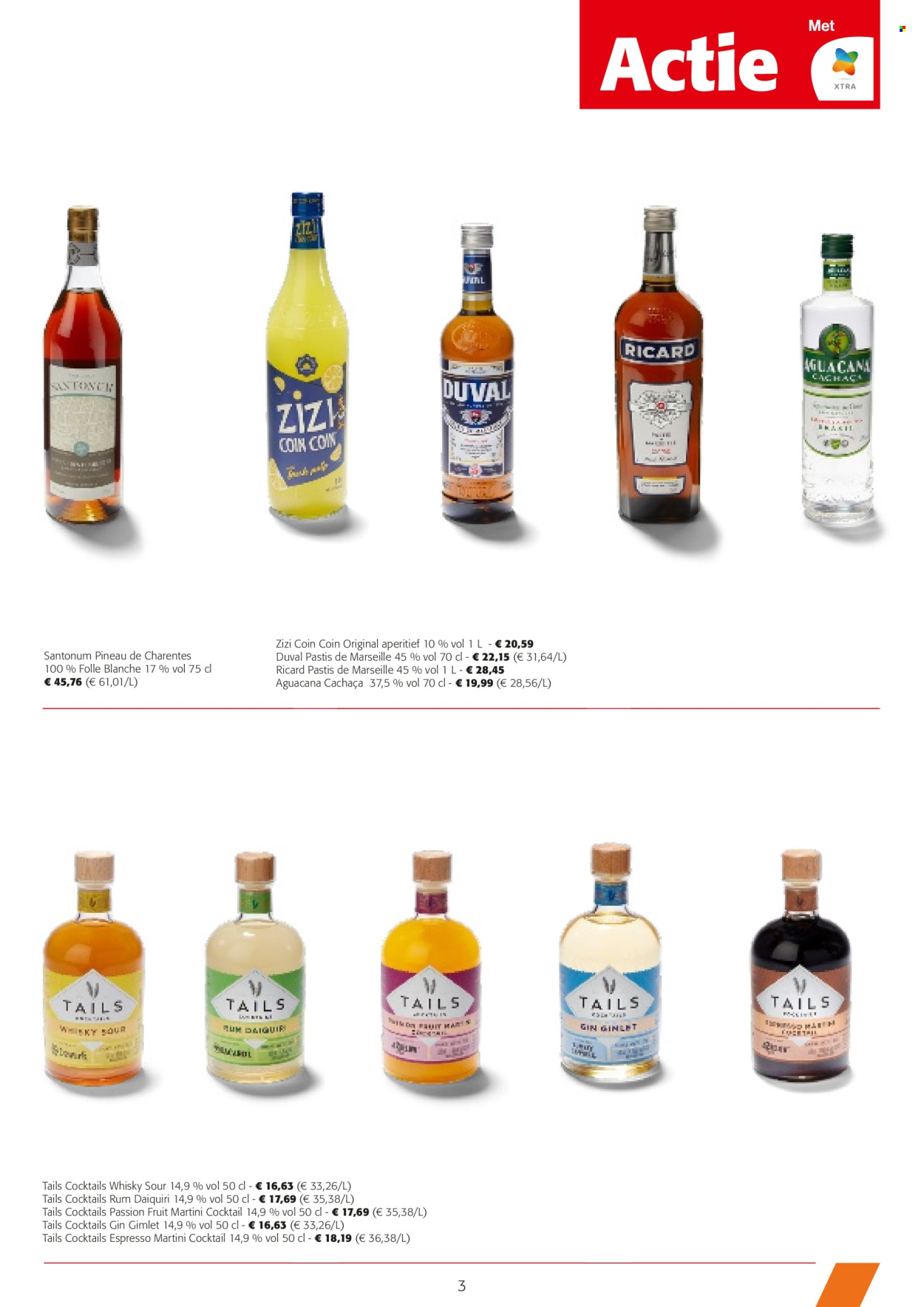 thumbnail - Colruyt-aanbieding - 24/04/2024 - 07/05/2024 -  producten in de aanbieding - alcohol, rum, Pastis, whisky, gin. Pagina 3.