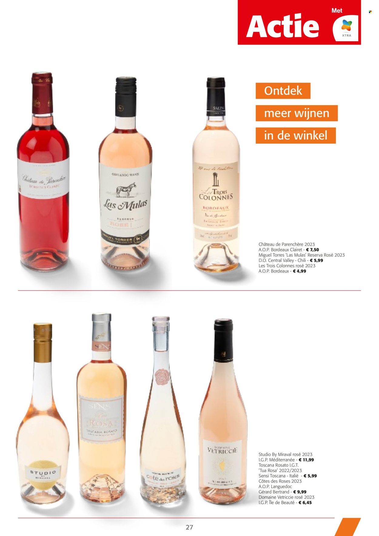 thumbnail - Colruyt-aanbieding - 24/04/2024 - 07/05/2024 -  producten in de aanbieding - alcohol, wijn, Bordeaux. Pagina 27.