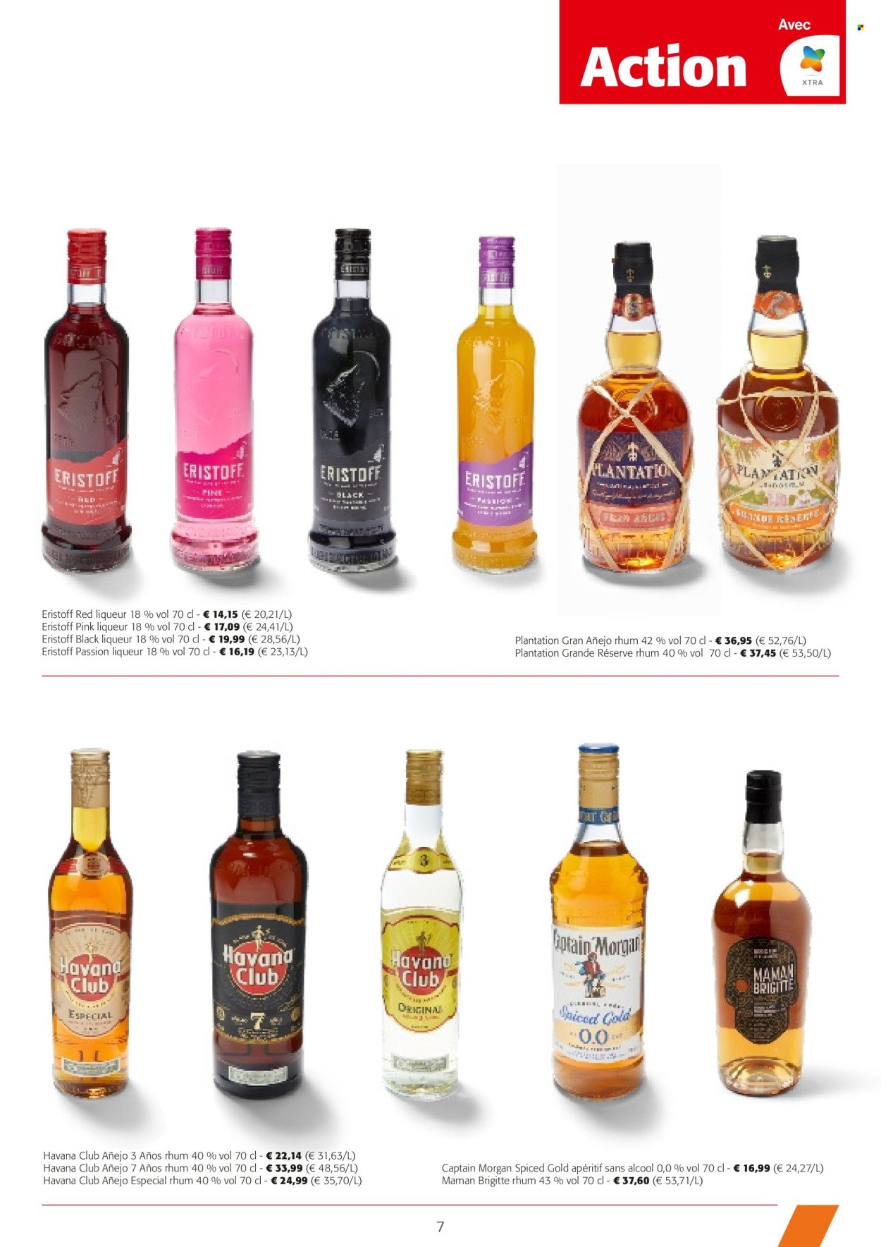 thumbnail - Colruyt-aanbieding - 24/04/2024 - 07/05/2024 -  producten in de aanbieding - alcohol, rum, Captain Morgan, liqueur. Pagina 7.