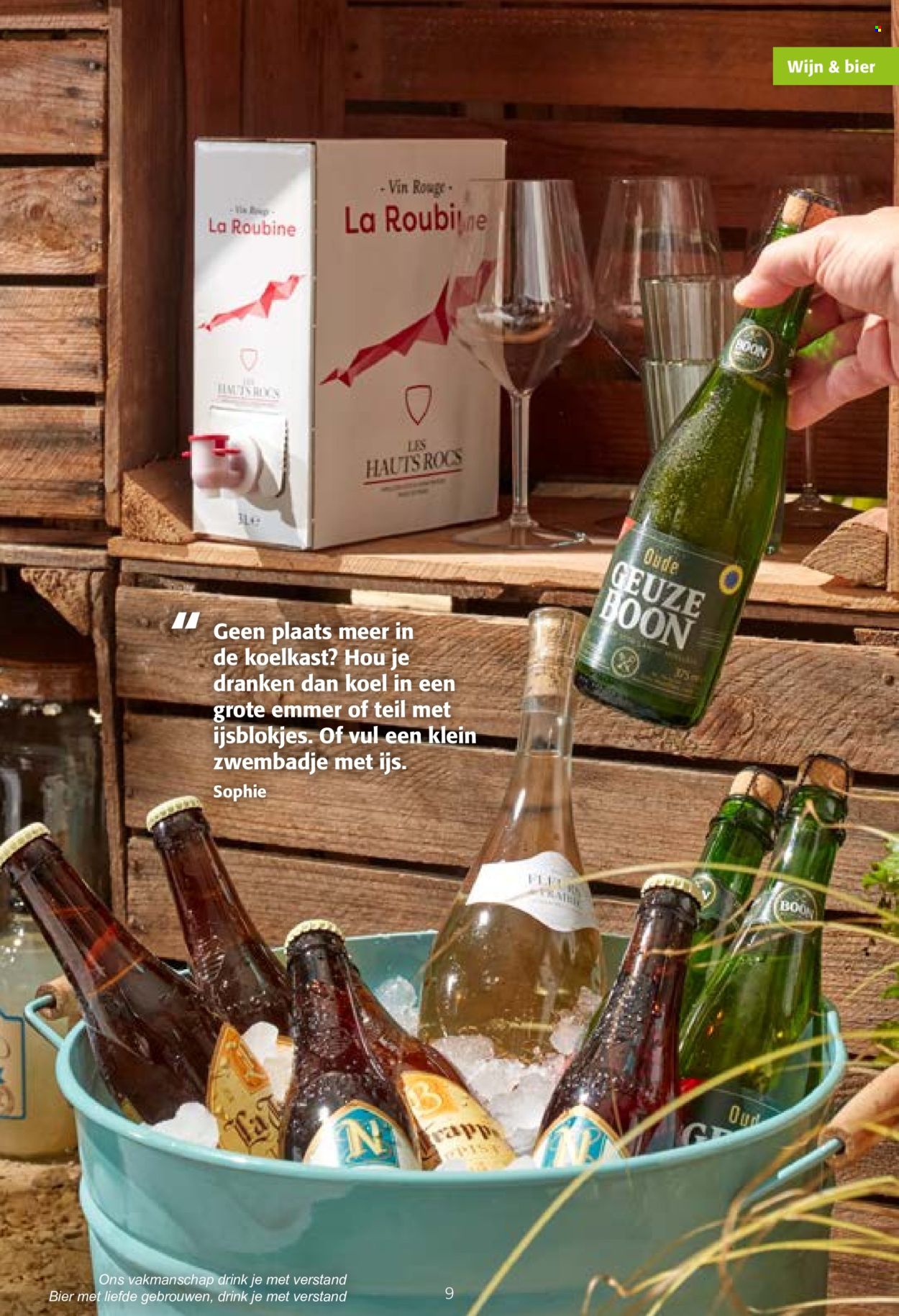 thumbnail - Colruyt-aanbieding - 24/04/2024 - 07/05/2024 -  producten in de aanbieding - bier, alcohol, ijsblokjes, Ijs, wijn, emmer. Pagina 9.