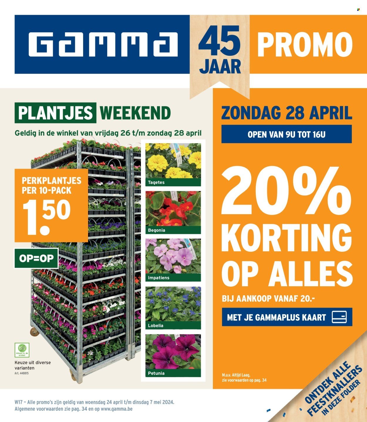 thumbnail - Gamma-aanbieding - 24/04/2024 - 07/05/2024 -  producten in de aanbieding - Gamma, buitenplante. Pagina 1.