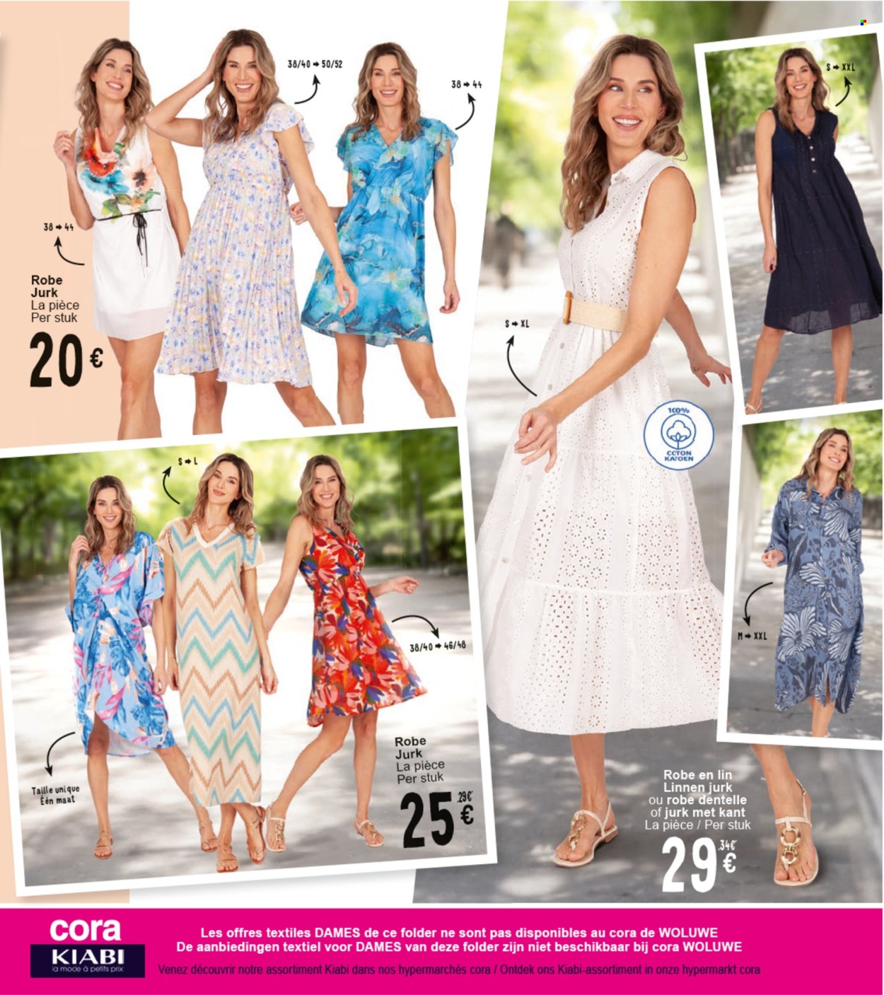 thumbnail - Cora-aanbieding - 30/04/2024 - 13/05/2024 -  producten in de aanbieding - jurk. Pagina 5.