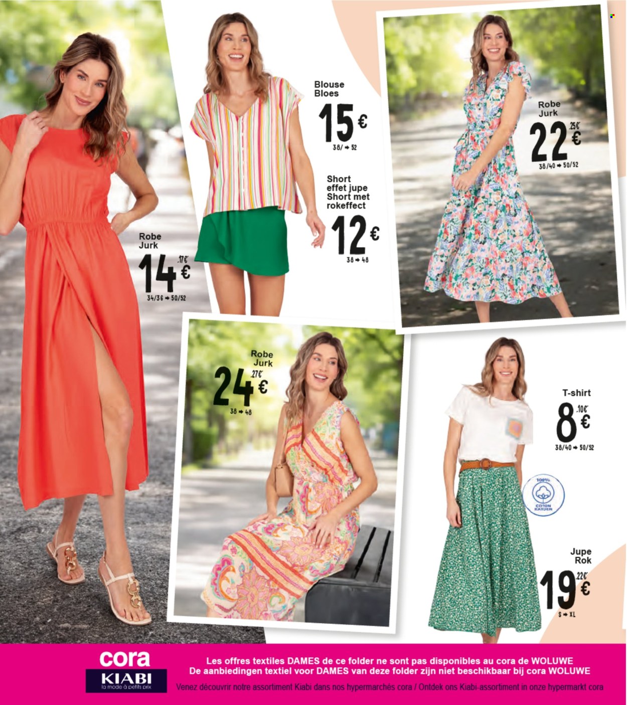 thumbnail - Cora-aanbieding - 30/04/2024 - 13/05/2024 -  producten in de aanbieding - short, jurk, rok, blouse. Pagina 6.
