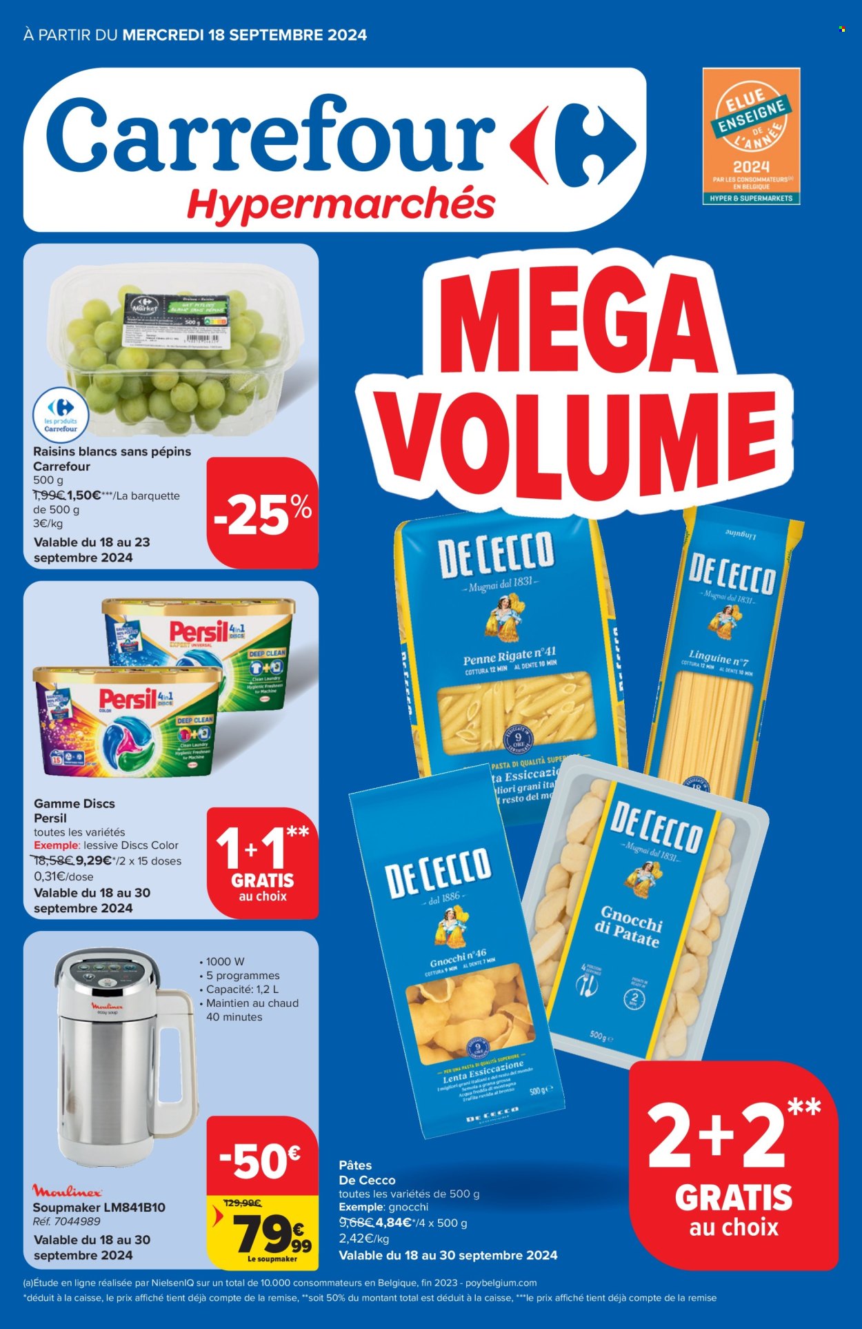 Carrefour hypermarkt-aanbieding - 18/09/2024 - 30/09/2024. Pagina 1