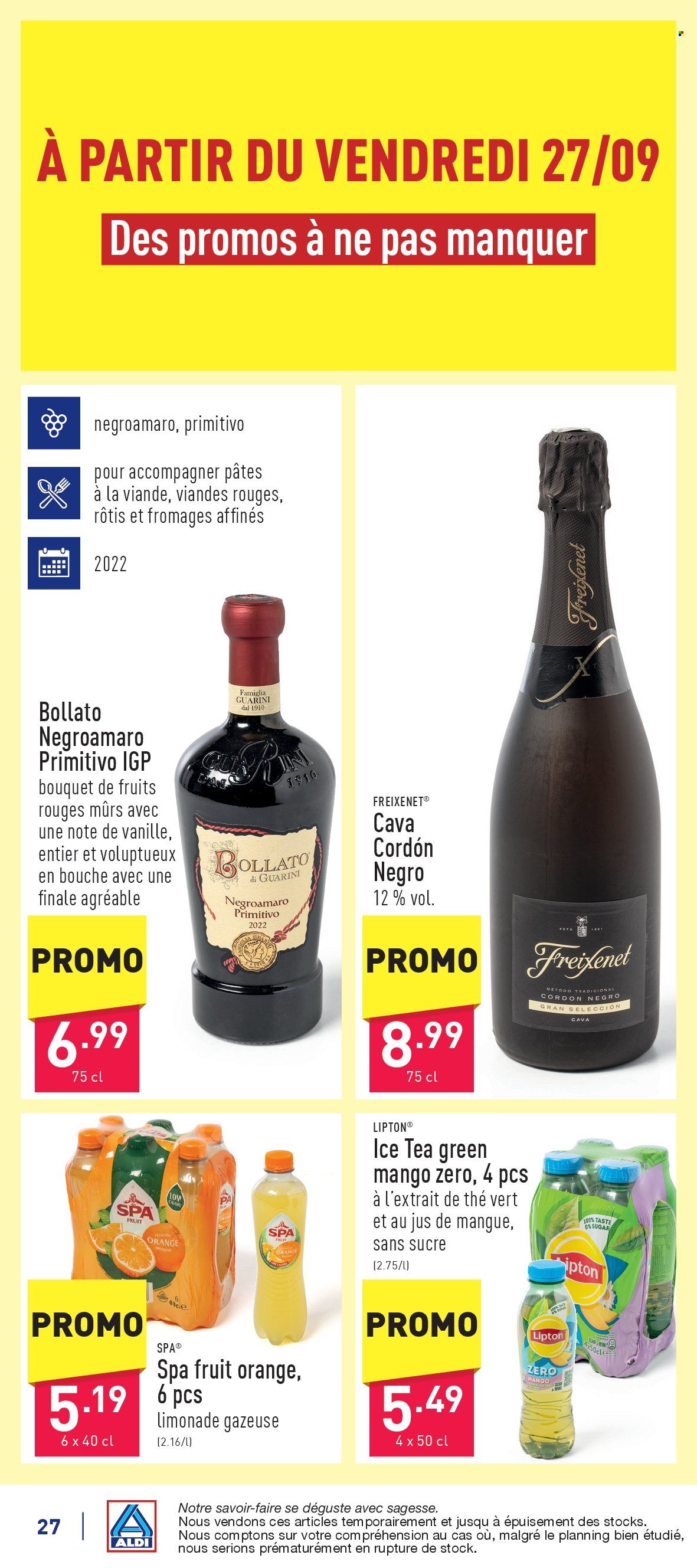 ALDI-aanbieding - 23/09/2024 - 28/09/2024. Pagina 27