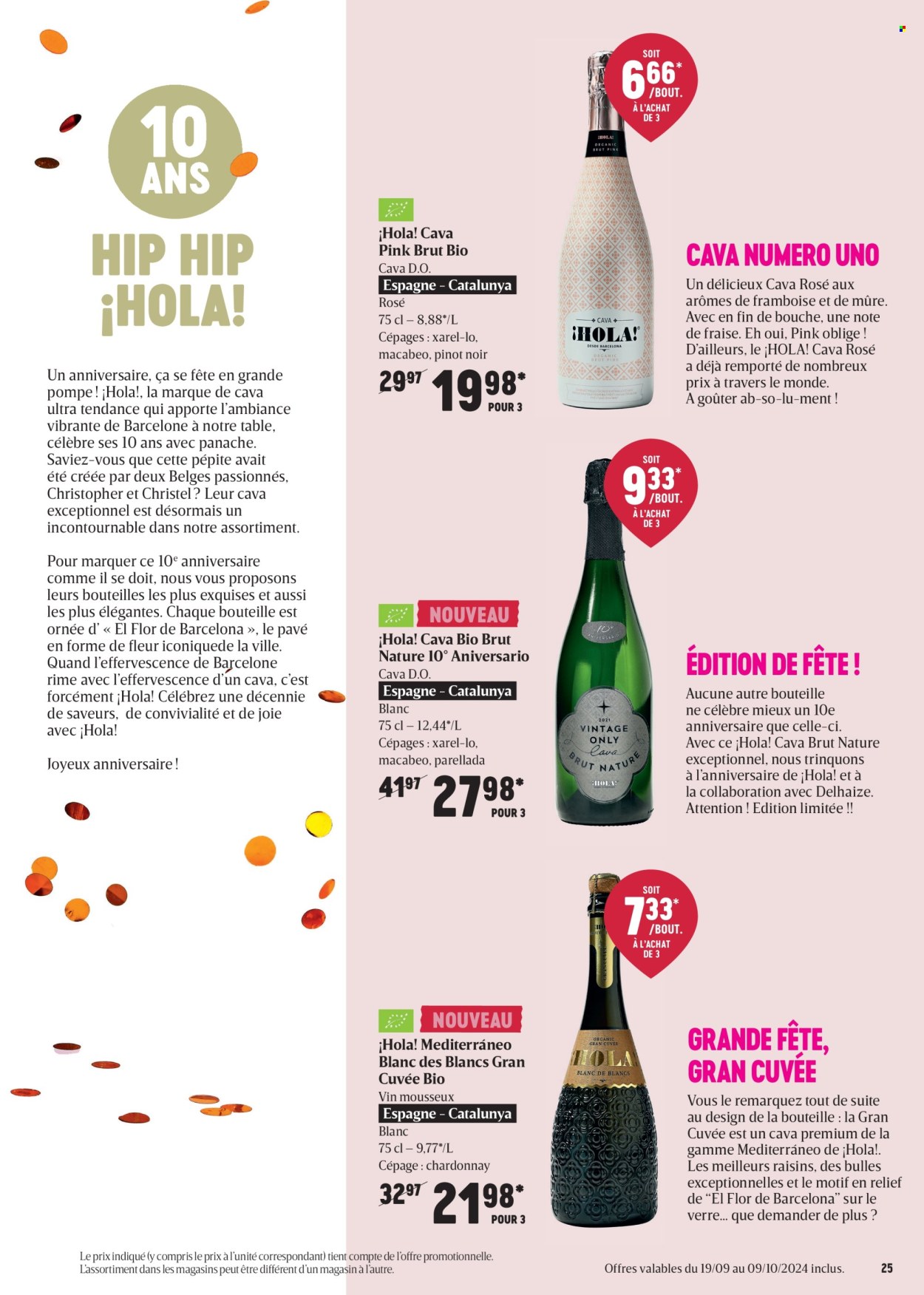 Delhaize-aanbieding - 19/09/2024 - 09/10/2024. Pagina 25