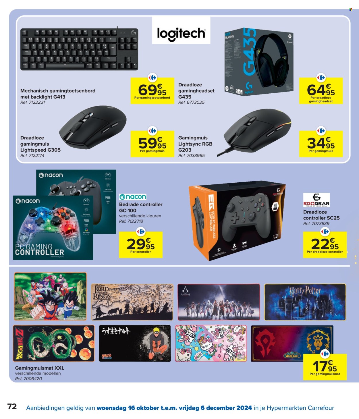 Carrefour hypermarkt-aanbieding - 16/10/2024 - 06/12/2024. Pagina 72