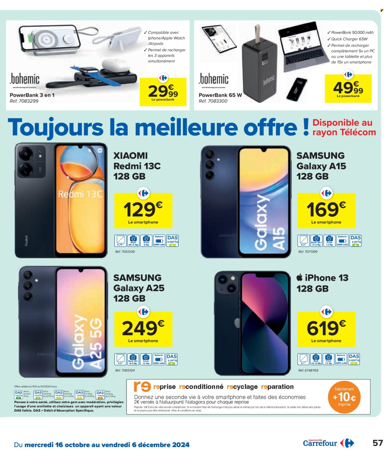 Carrefour hypermarkt-aanbieding - 16/10/2024 - 06/12/2024. Pagina 57