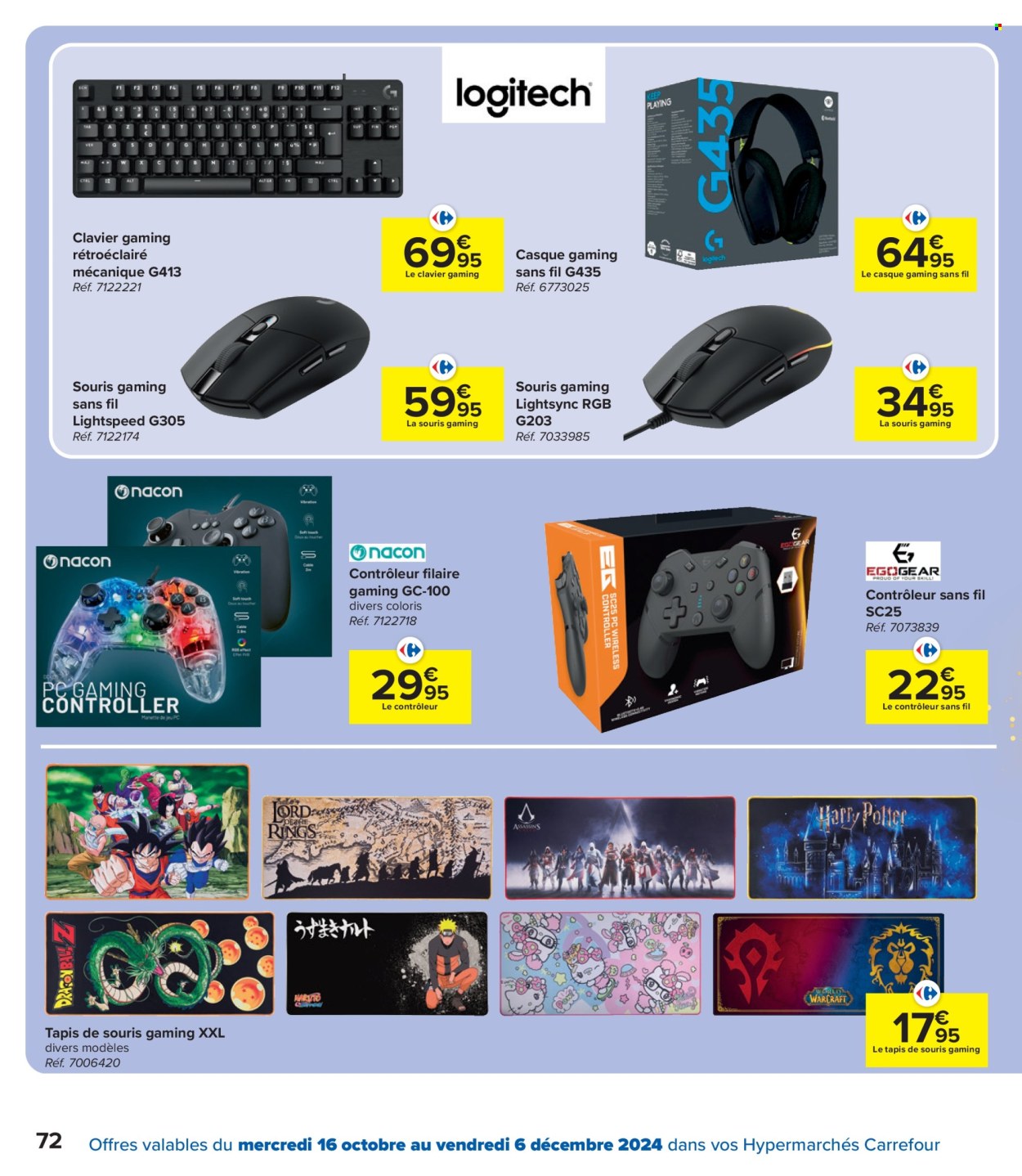 Carrefour hypermarkt-aanbieding - 16/10/2024 - 06/12/2024. Pagina 72