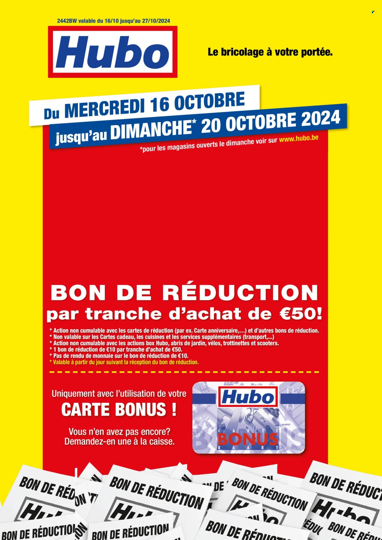 Hubo-aanbieding - 16/10/2024 - 27/10/2024. Pagina 1