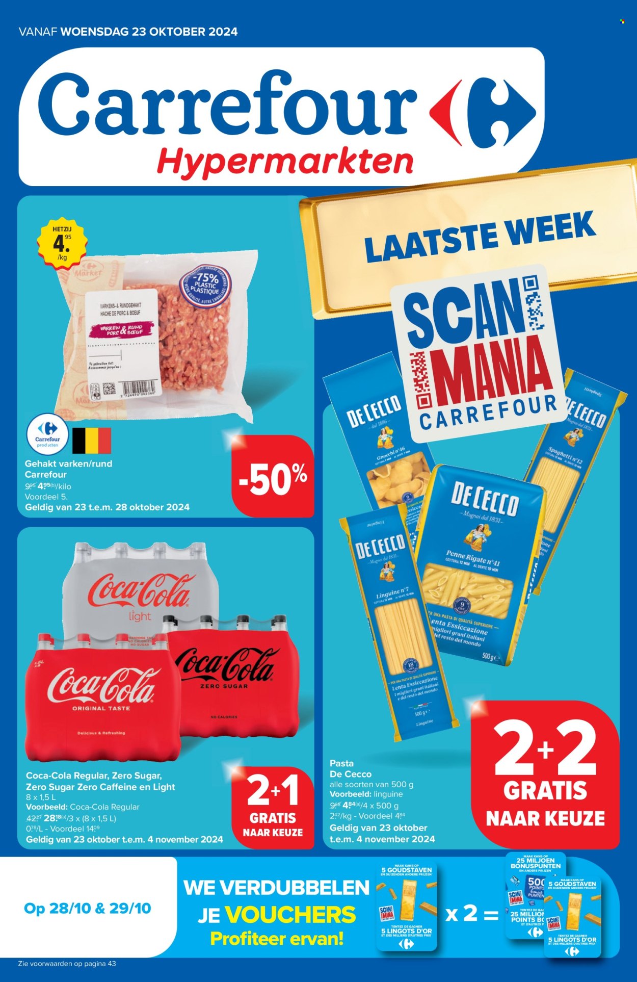 Carrefour hypermarkt-aanbieding - 23/10/2024 - 04/11/2024. Pagina 1