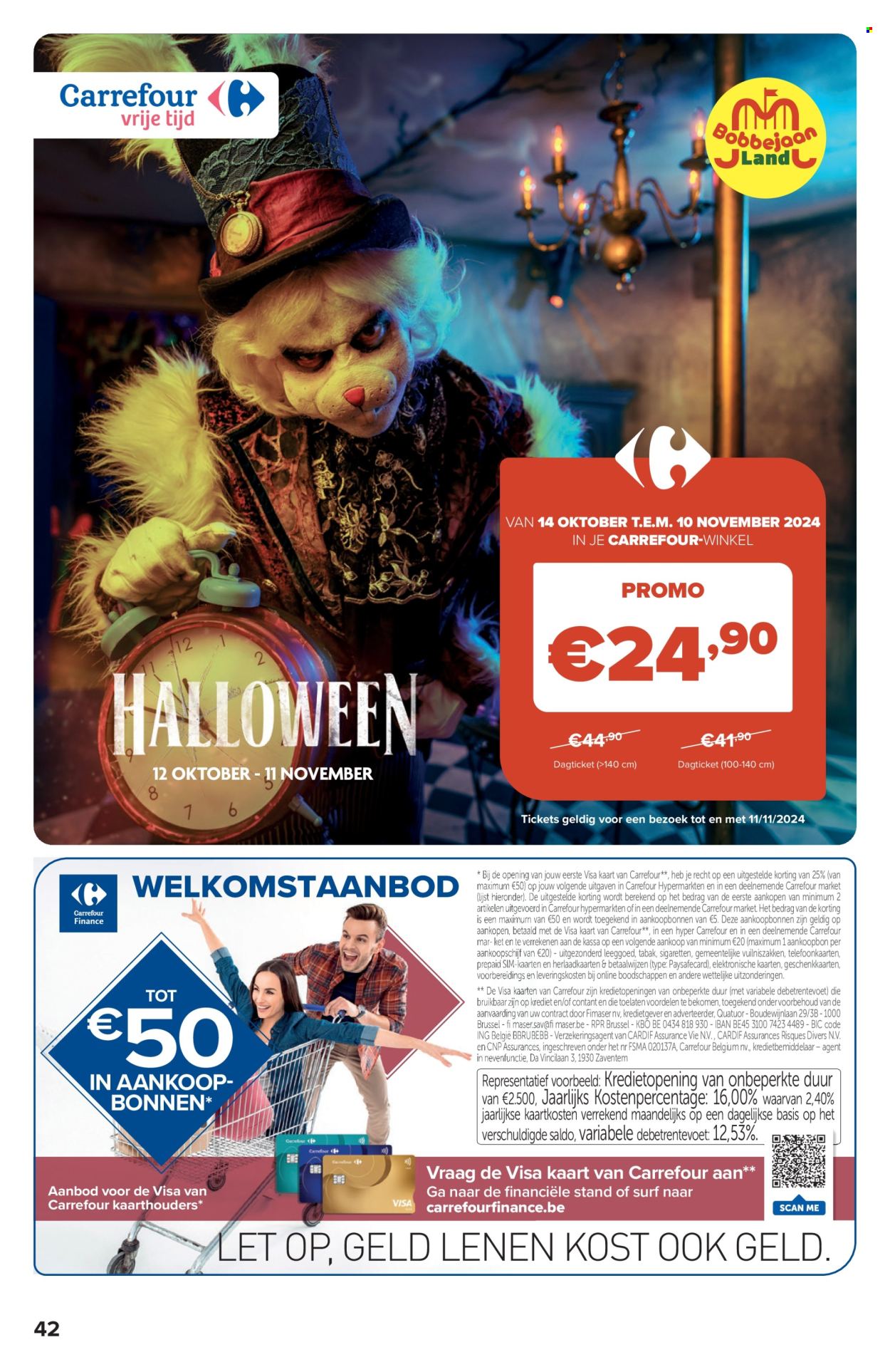 Carrefour hypermarkt-aanbieding - 23/10/2024 - 04/11/2024. Pagina 42