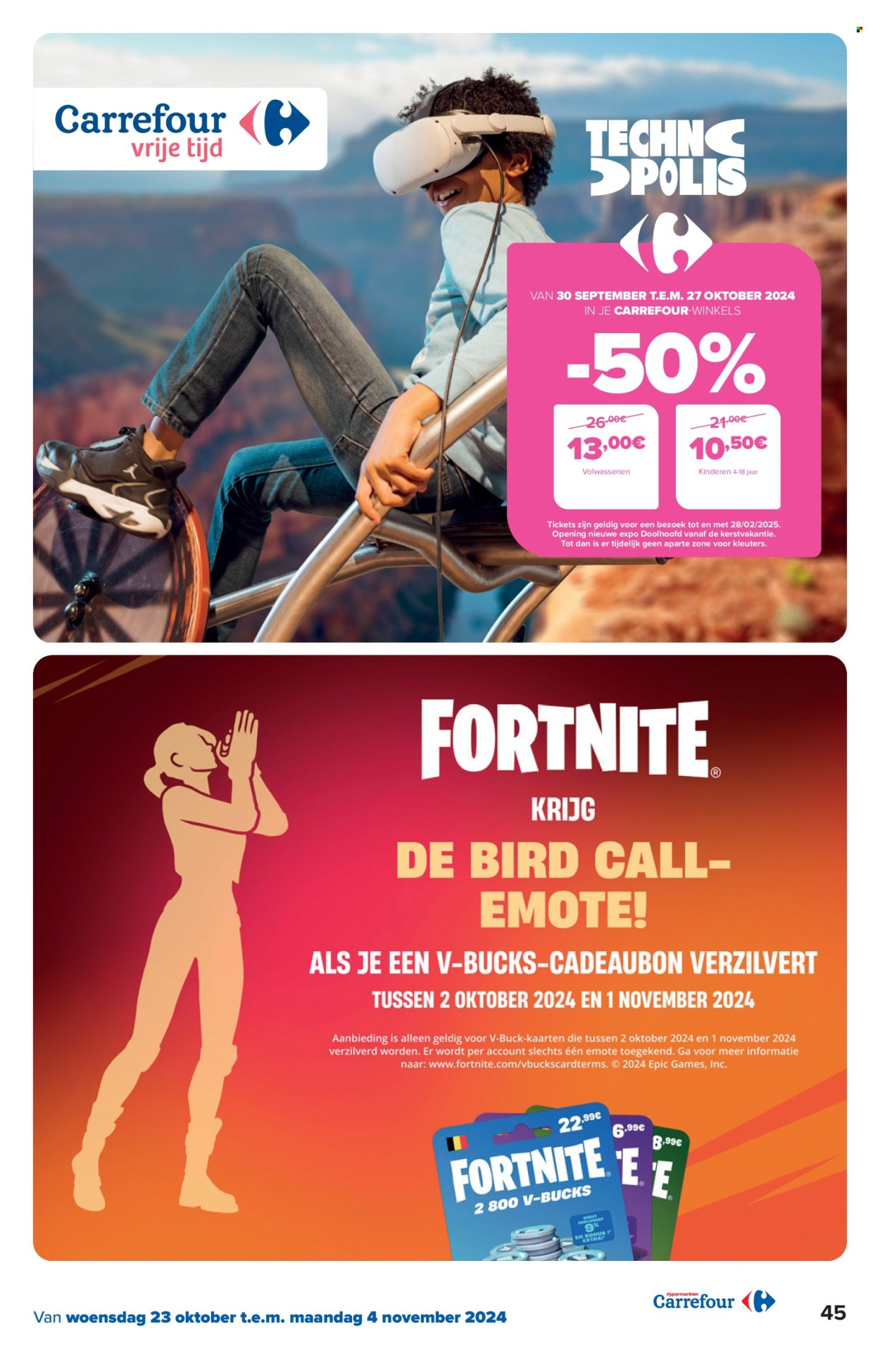 Carrefour hypermarkt-aanbieding - 23/10/2024 - 04/11/2024. Pagina 46