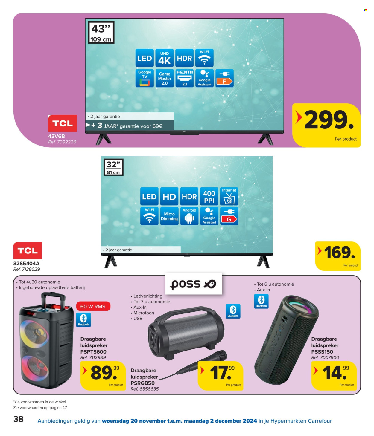 Carrefour hypermarkt-aanbieding - 20/11/2024 - 02/12/2024. Pagina 1