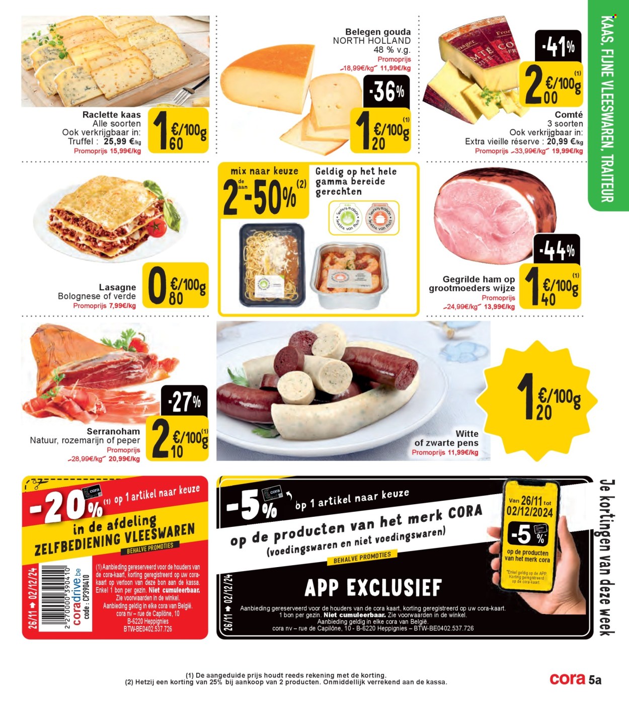 Cora-aanbieding - 26/11/2024 - 02/12/2024. Pagina 1