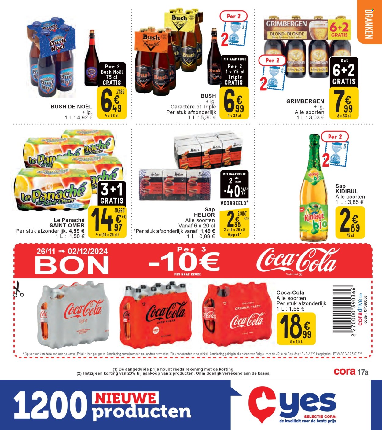 Cora-aanbieding - 26/11/2024 - 02/12/2024. Pagina 1