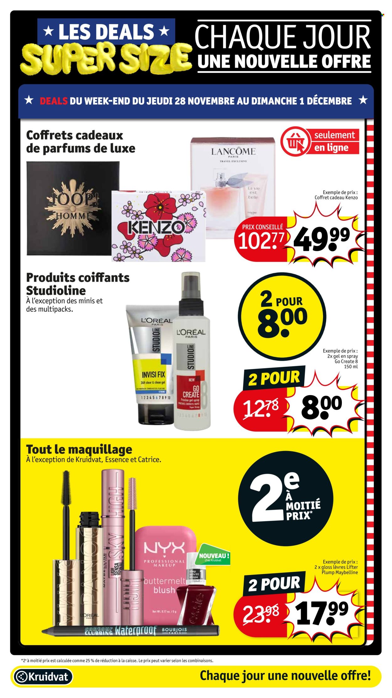 Kruidvat-aanbieding - 26/11/2024 - 01/12/2024. Pagina 1