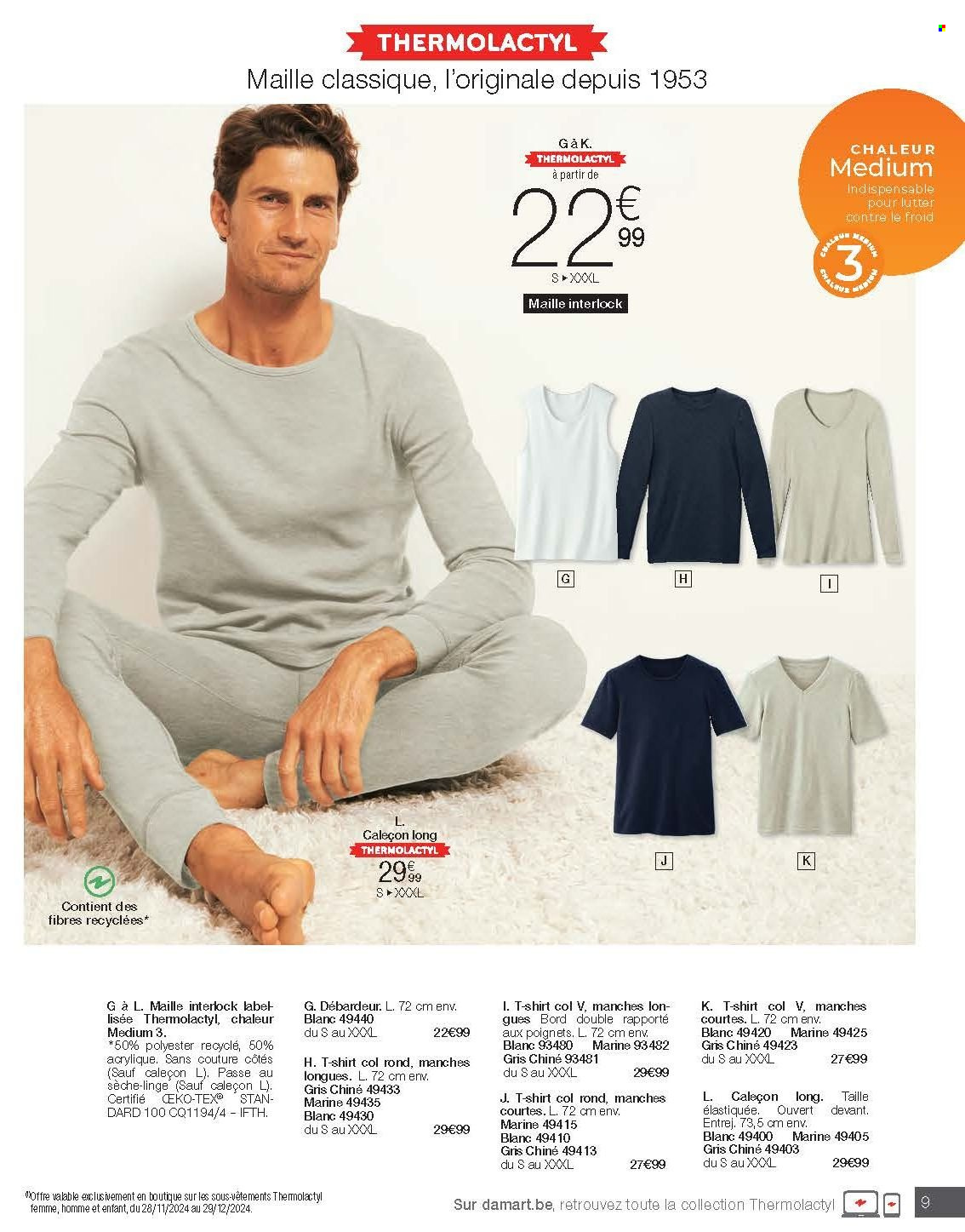 Damart-aanbieding - 28/11/2024 - 15/12/2024. Pagina 1