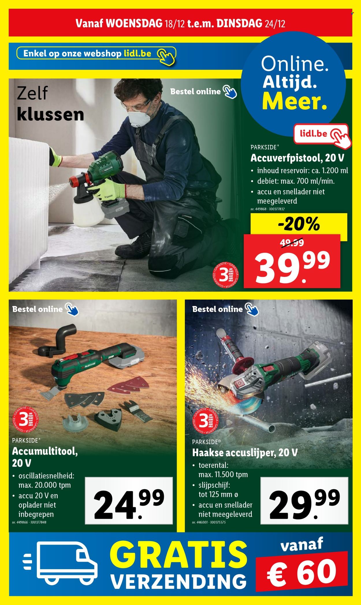 Lidl-aanbieding - 18/12/2024 - 24/12/2024. Pagina 1