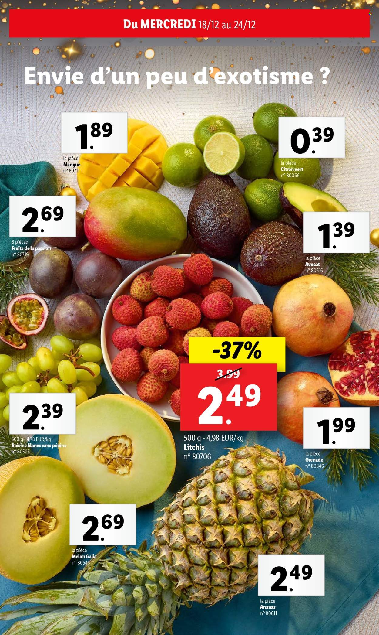 Lidl-aanbieding - 18/12/2024 - 24/12/2024. Pagina 1