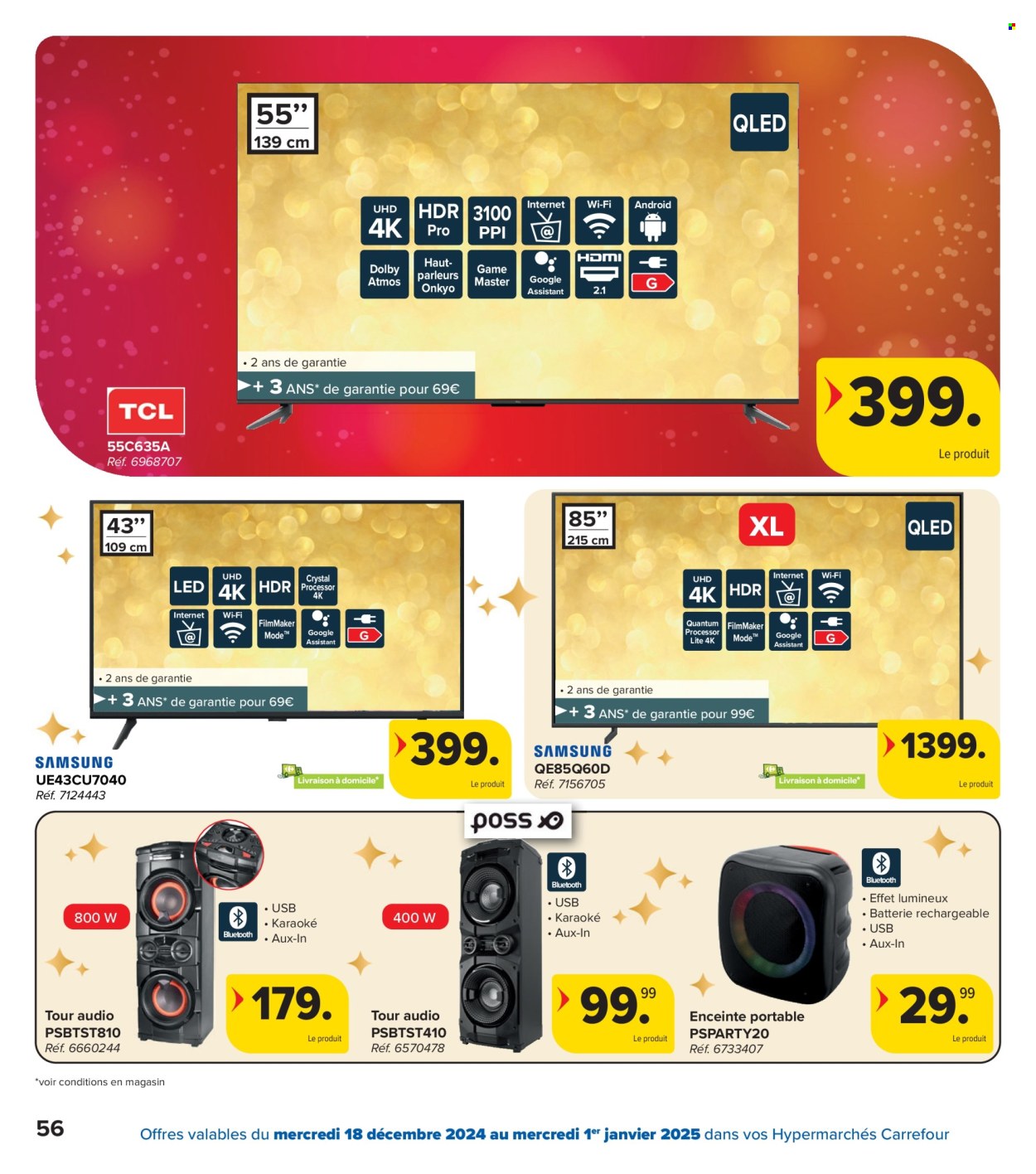 Carrefour-aanbieding - 18/12/2024 - 25/12/2024. Pagina 1