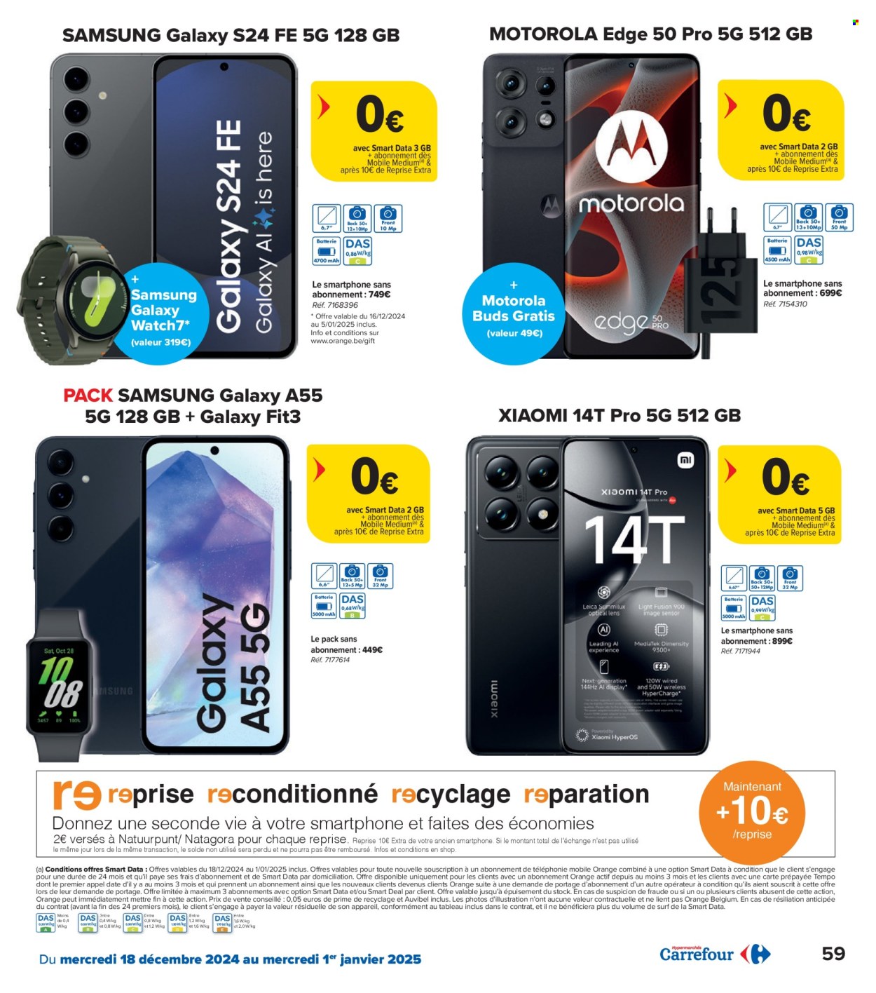 Carrefour-aanbieding - 18/12/2024 - 25/12/2024. Pagina 1