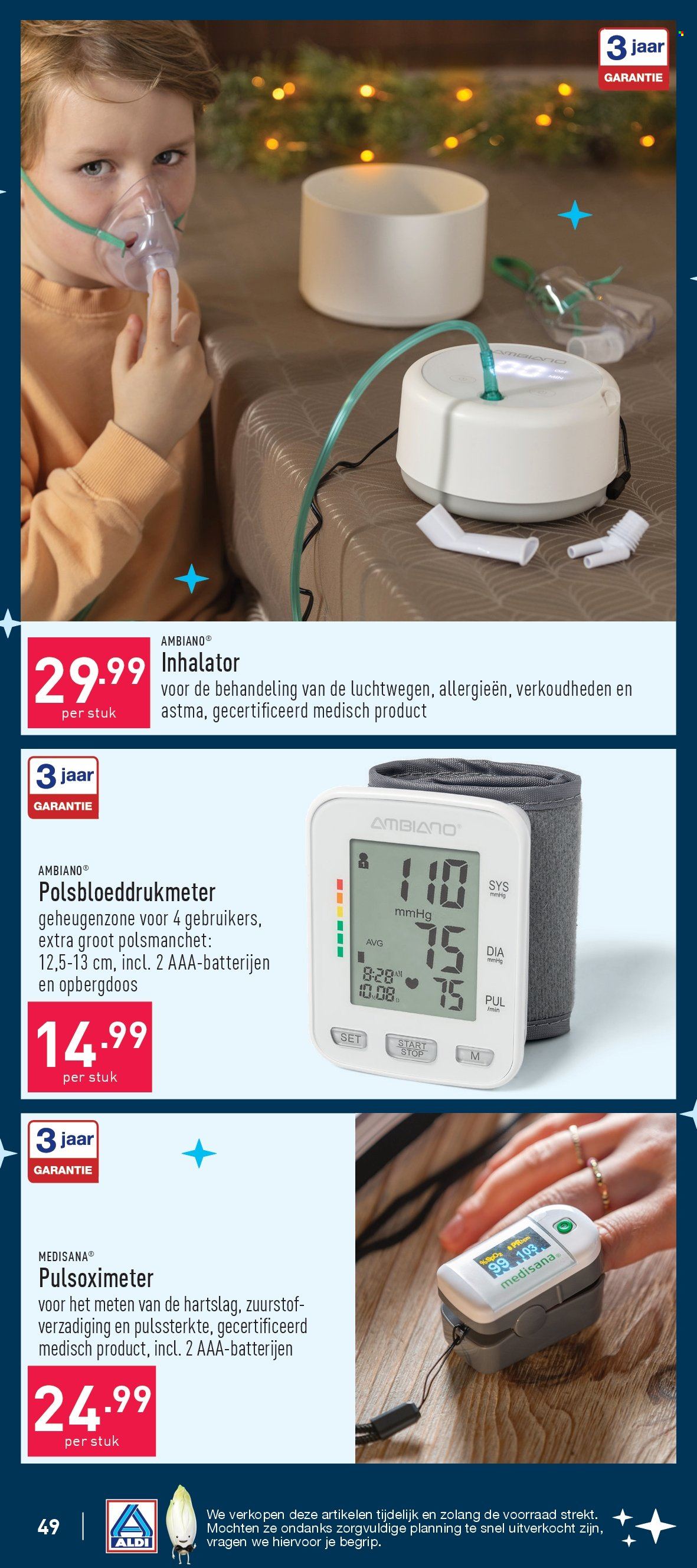 ALDI-aanbieding - 23/12/2024 - 28/12/2024. Pagina 1