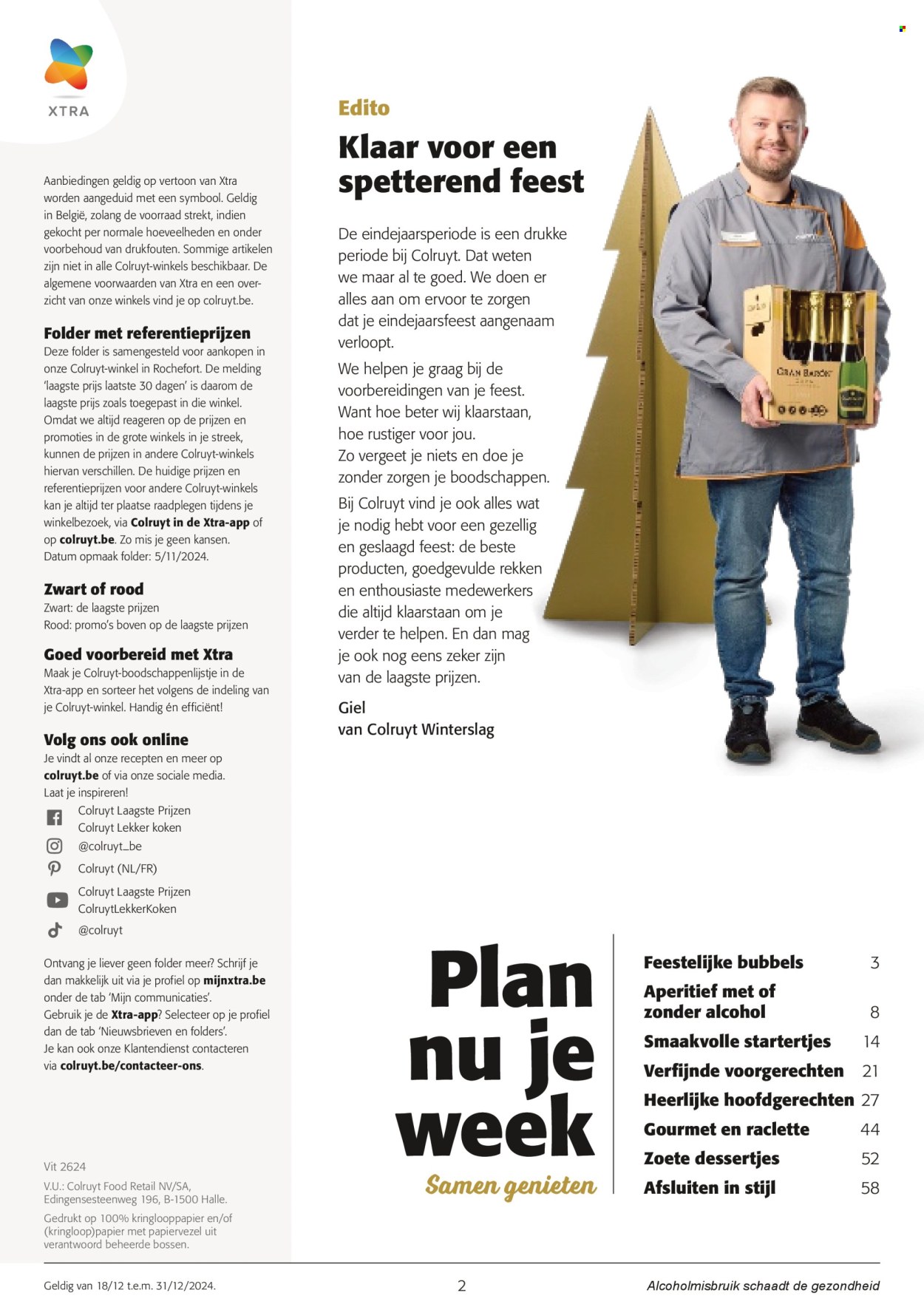 Colruyt-aanbieding - 18/12/2024 - 31/12/2024. Pagina 1