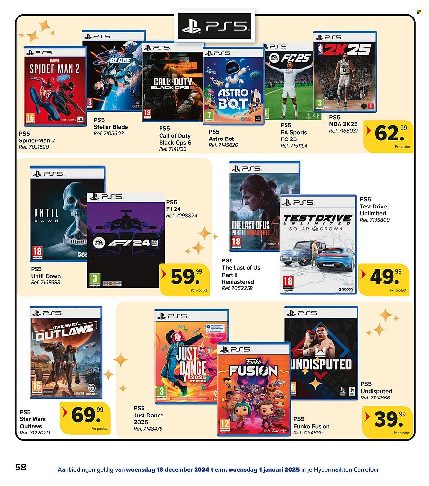 Carrefour hypermarkt-aanbieding - 18/12/2024 - 01/01/2025. Pagina 1