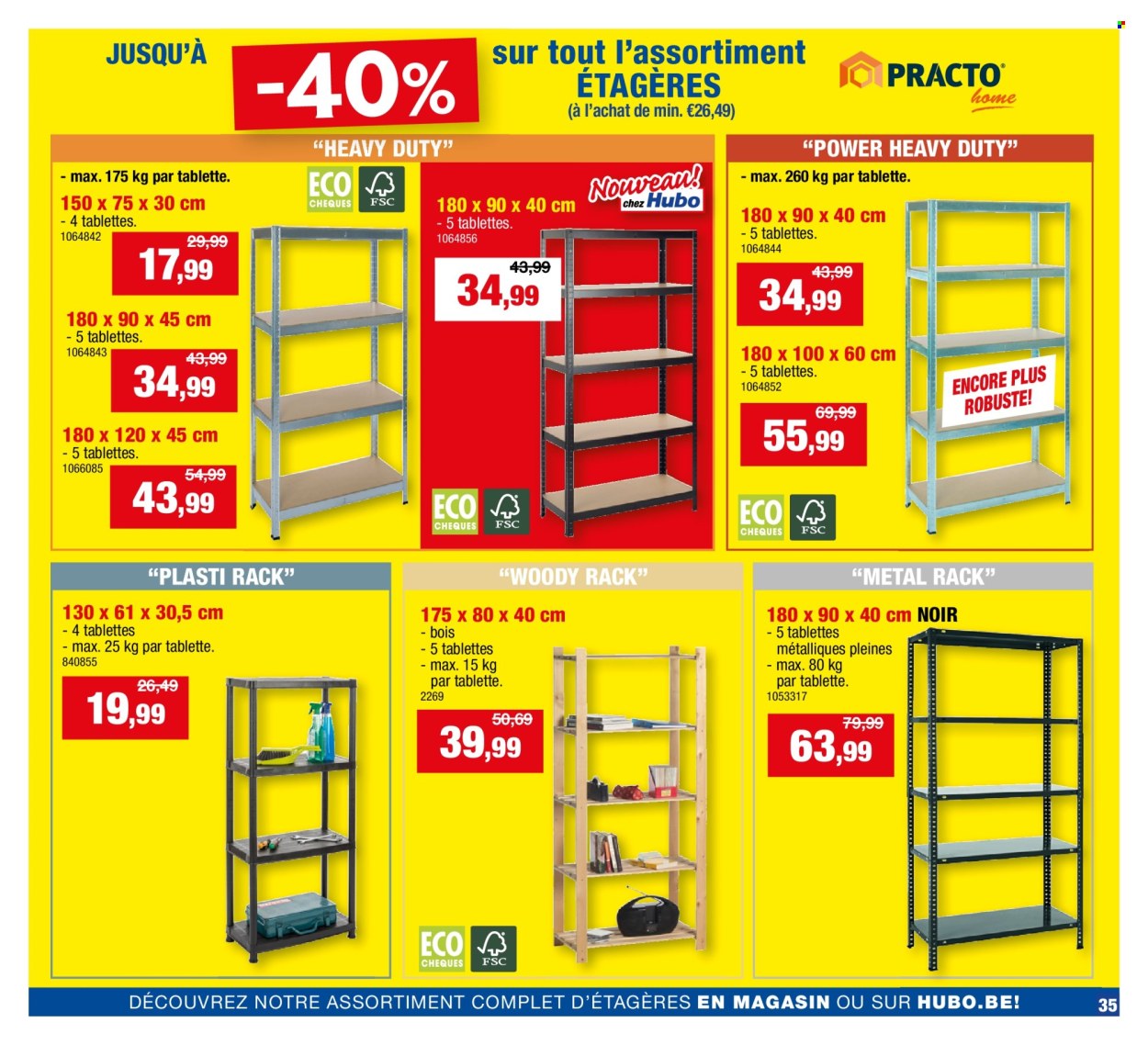 Hubo-aanbieding - 18/12/2024 - 29/12/2024. Pagina 1