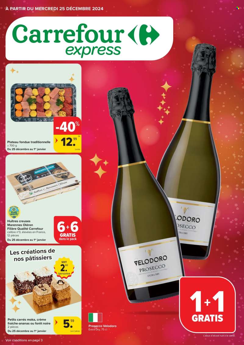 Carrefour express-aanbieding - 25/12/2024 - 01/01/2025.