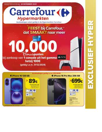 Carrefour hypermarkt-aanbieding - 26/12/2024 - 01/01/2025.