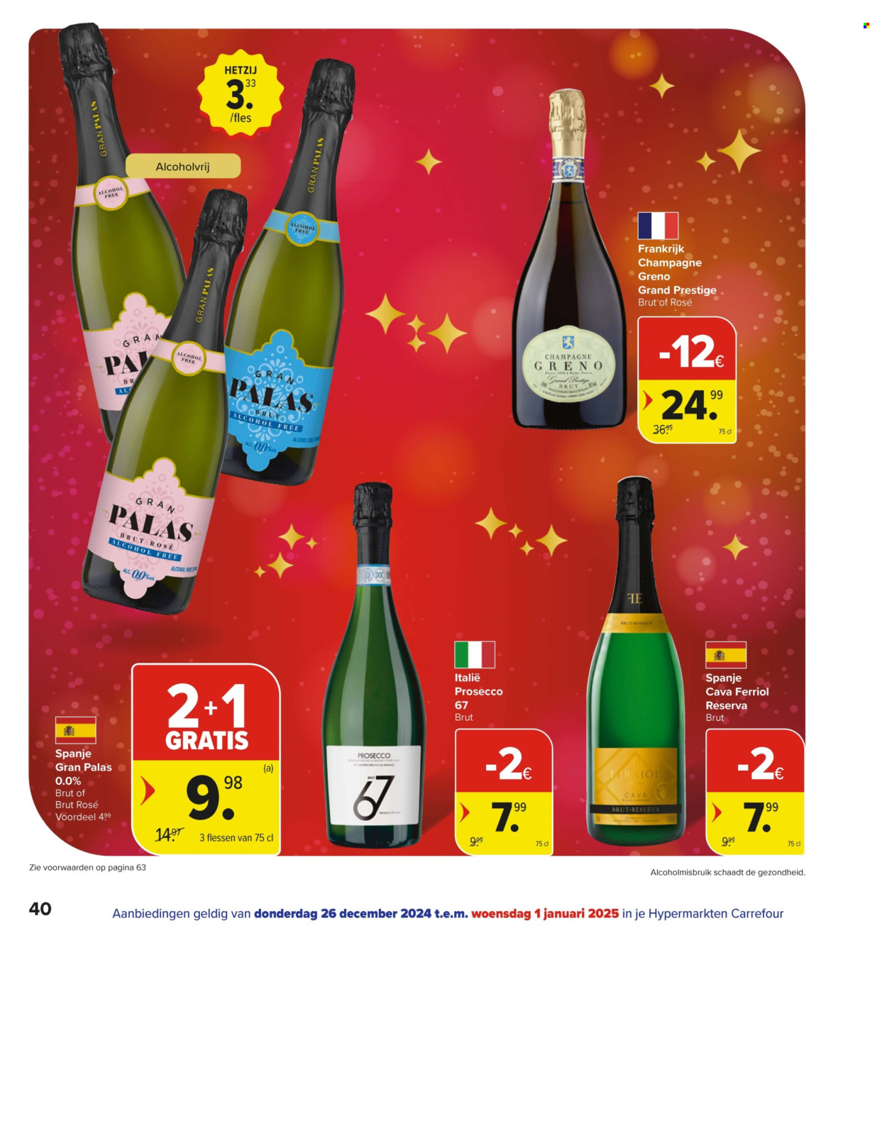 Carrefour hypermarkt-aanbieding - 26/12/2024 - 01/01/2025. Pagina 1