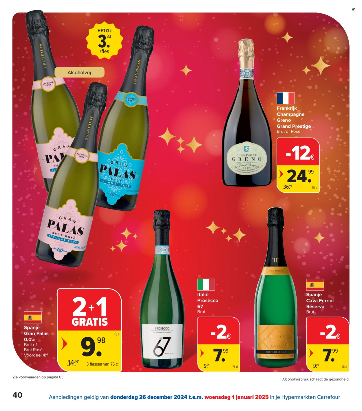 Carrefour-aanbieding - 26/12/2024 - 01/01/2025. Pagina 1