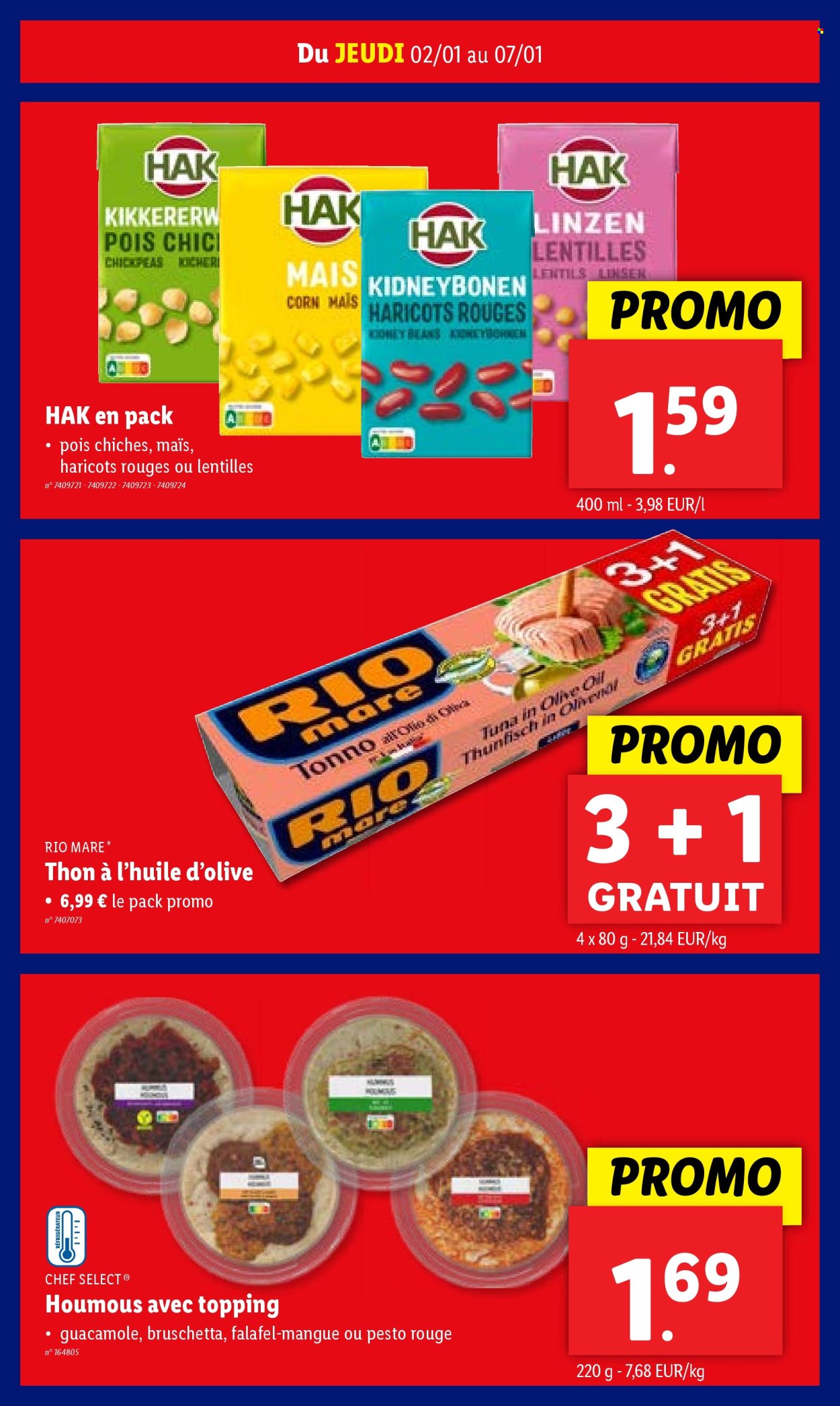 Lidl-aanbieding - 02/01/2025 - 07/01/2025. Pagina 1