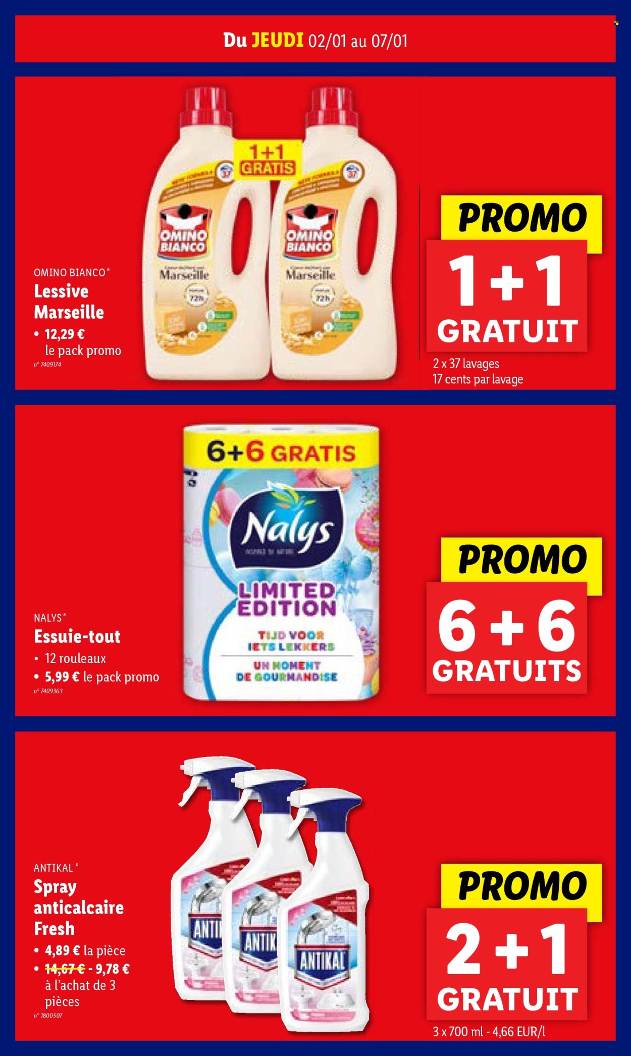 Lidl-aanbieding - 02/01/2025 - 07/01/2025. Pagina 1