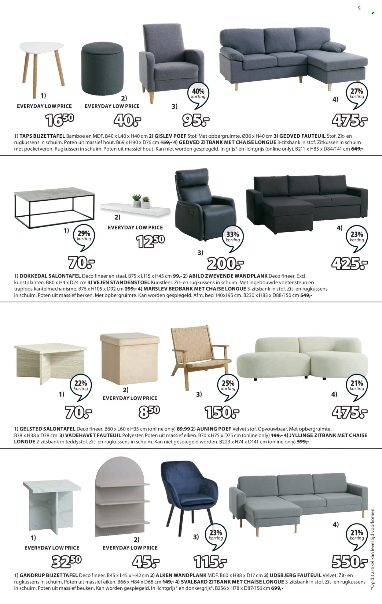 JYSK-aanbieding - 03/01/2025 - 31/01/2025. Pagina 1