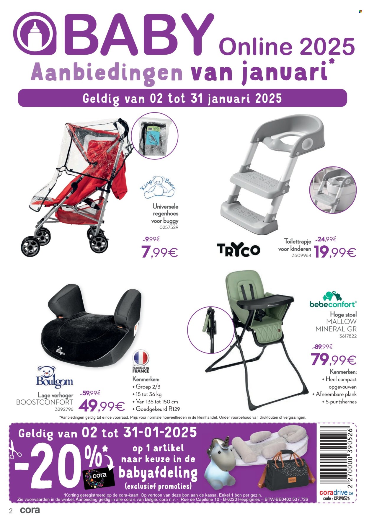 Cora-aanbieding - 04/01/2025 - 31/01/2025. Pagina 1