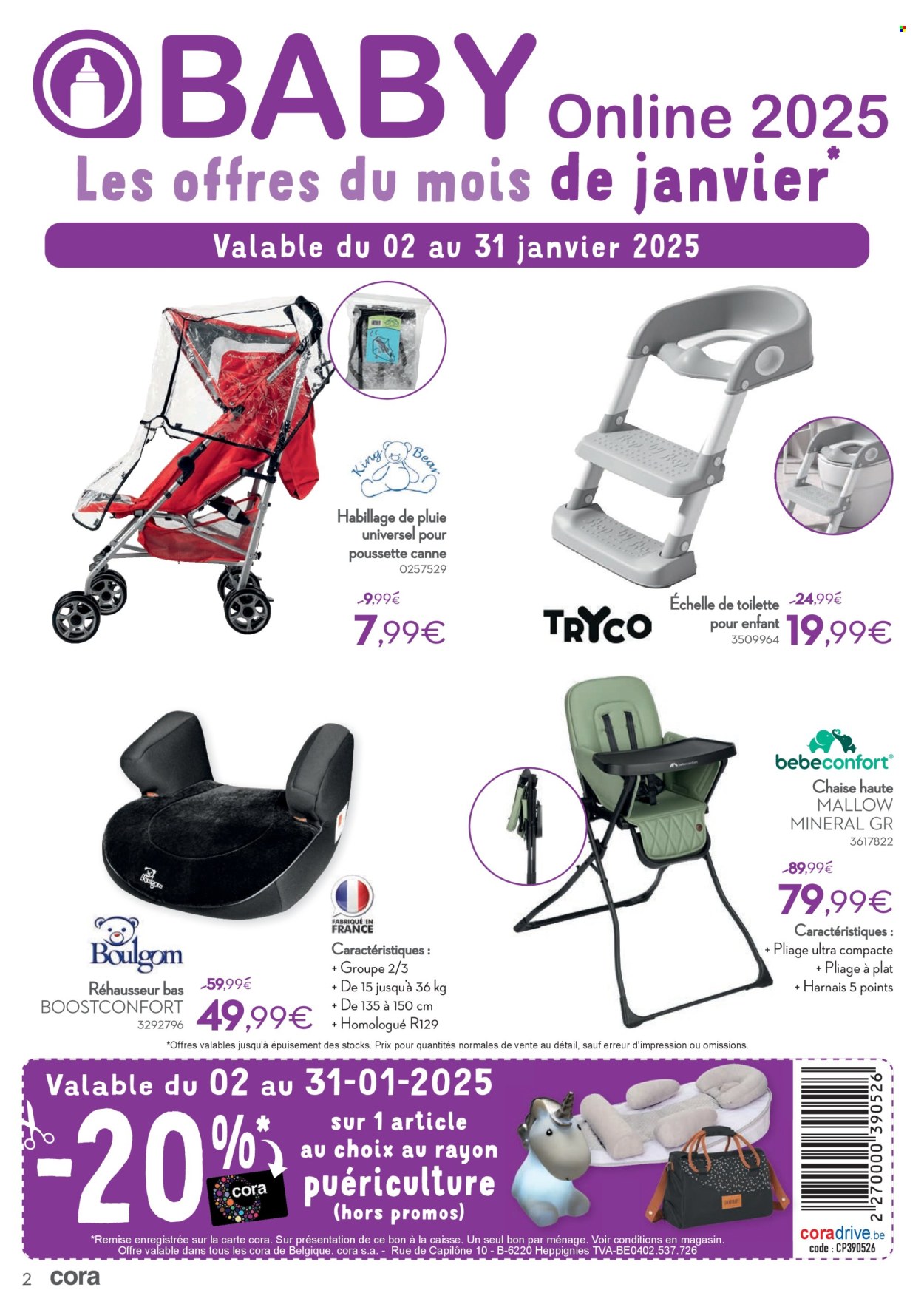 Cora-aanbieding - 04/01/2025 - 31/01/2025. Pagina 1