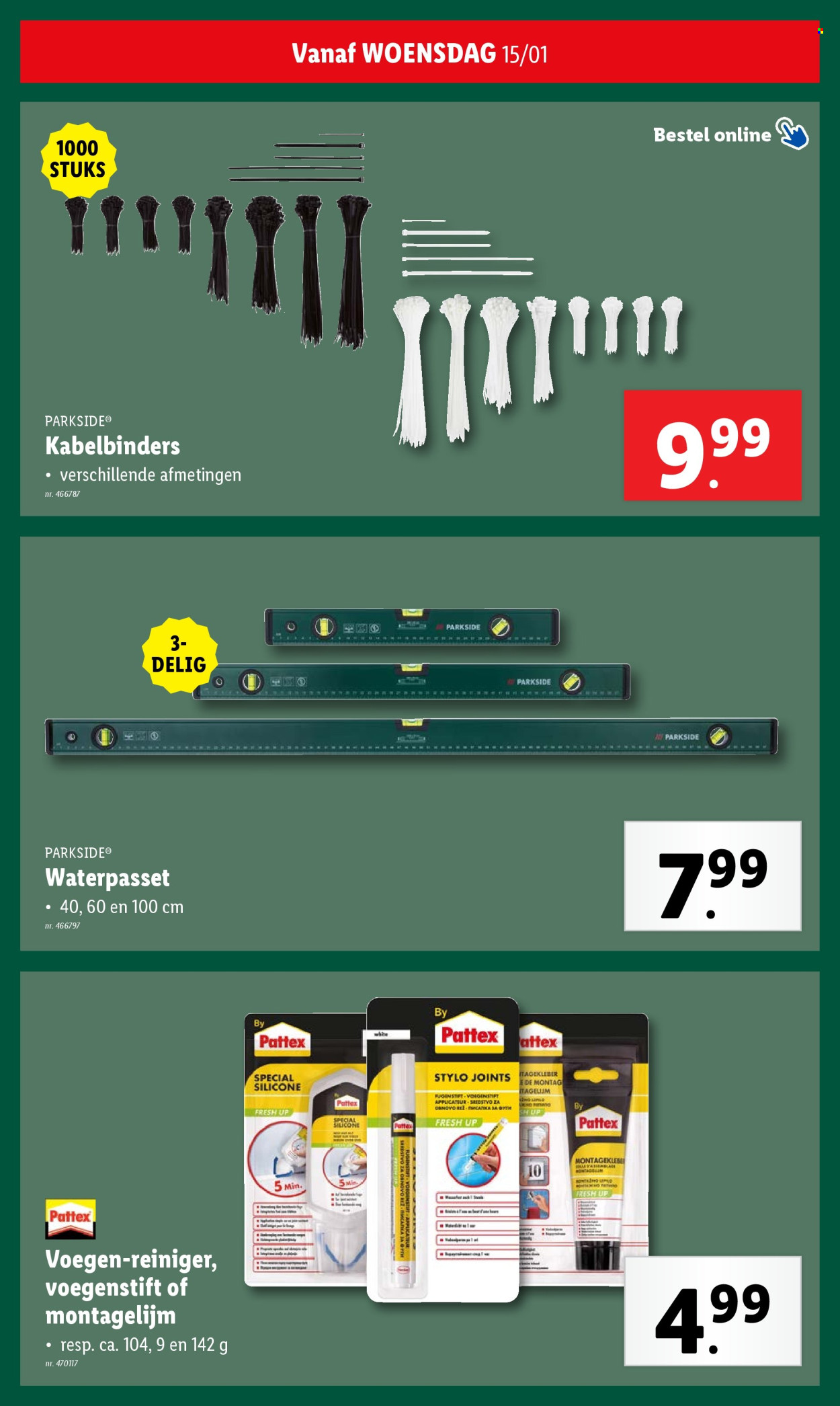 Lidl-aanbieding - 15/01/2025 - 21/01/2025. Pagina 1