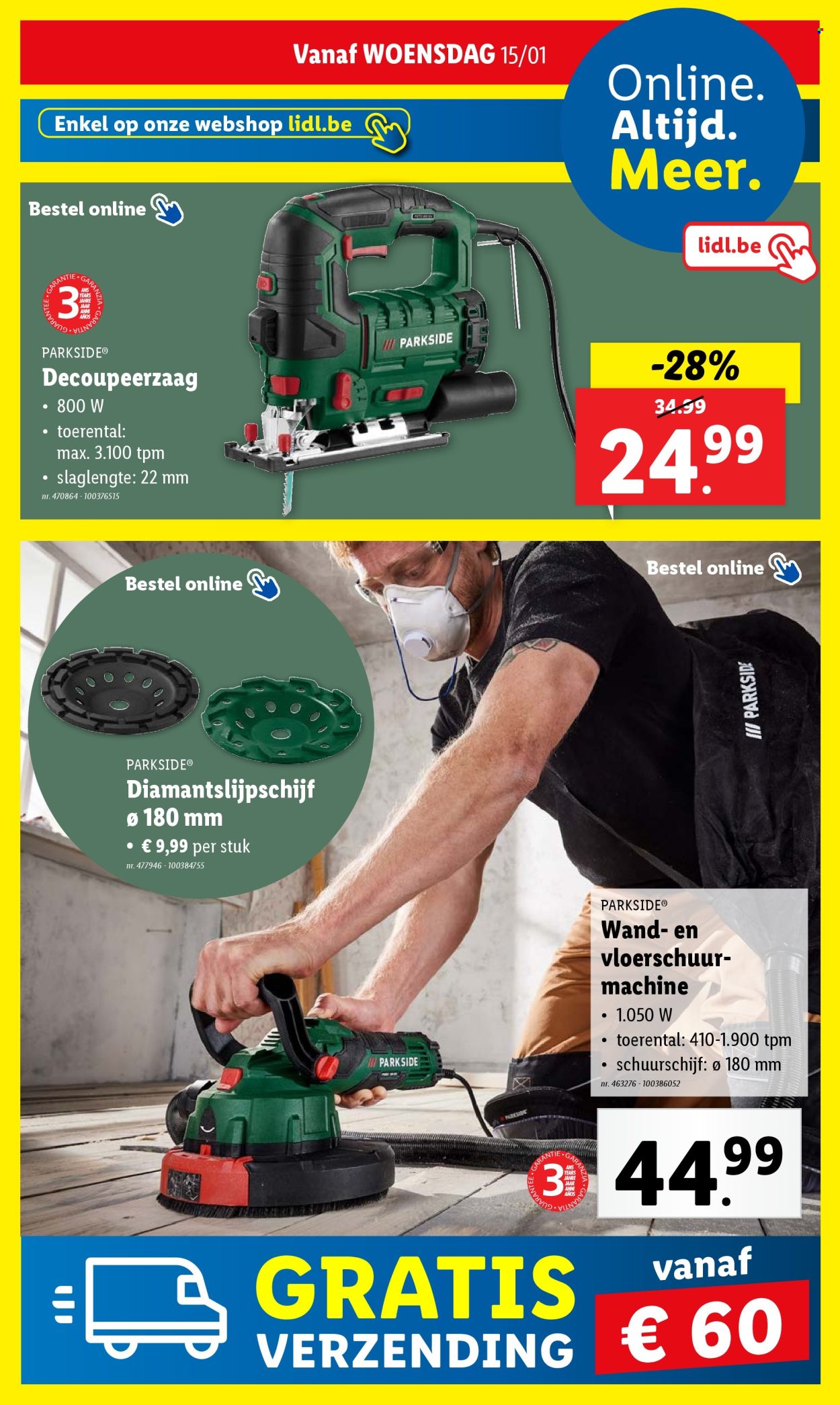 Lidl-aanbieding - 15/01/2025 - 21/01/2025. Pagina 1